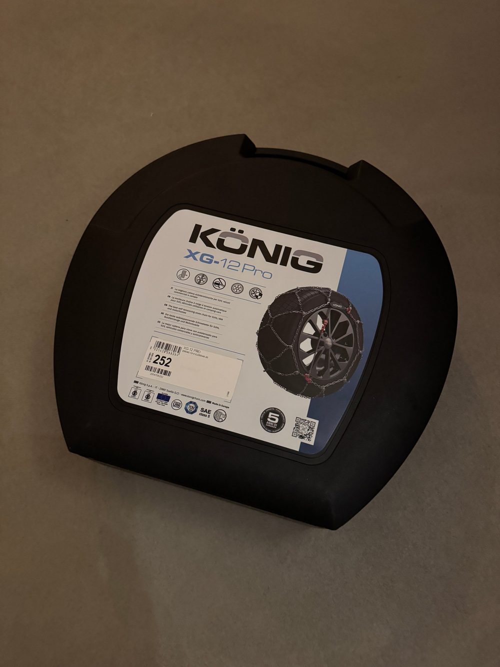 König XG-12 Pro 252 in de opbergkoffer